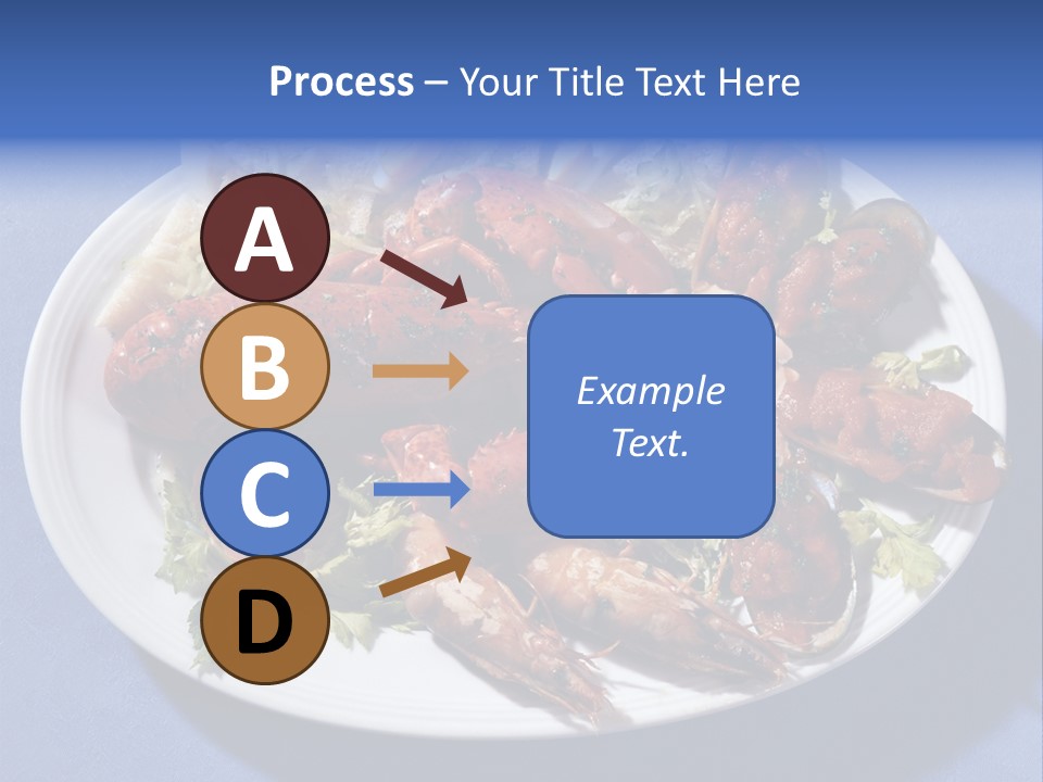 Tasty Dish From Sea Products PowerPoint Template