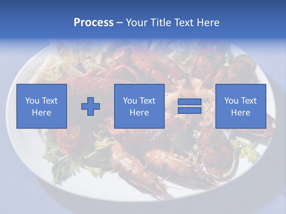 Tasty Dish From Sea Products PowerPoint Template