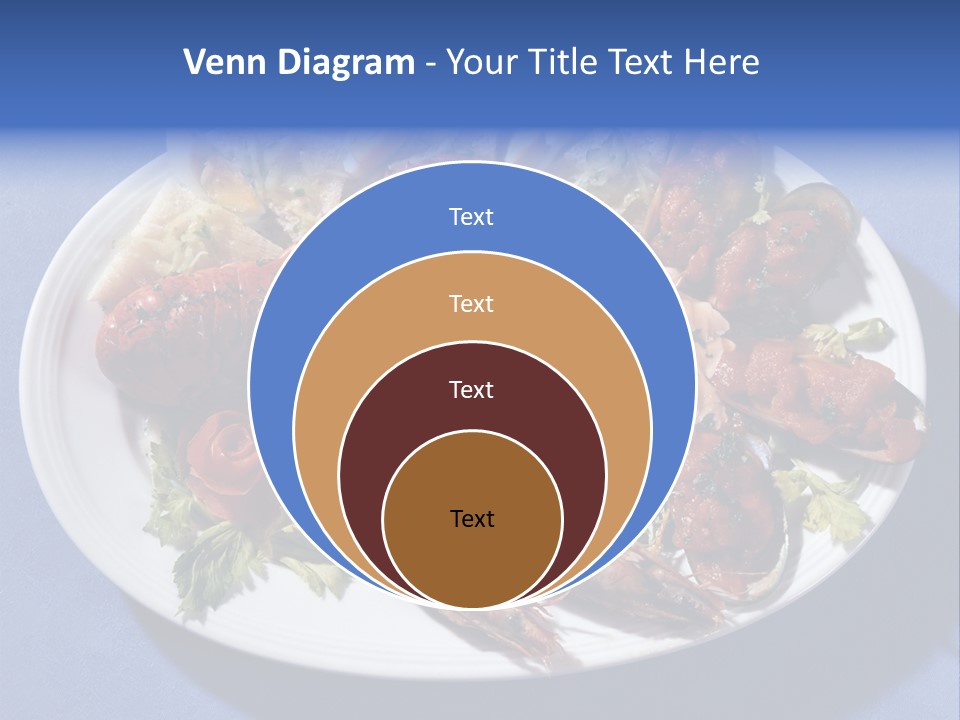 Tasty Dish From Sea Products PowerPoint Template