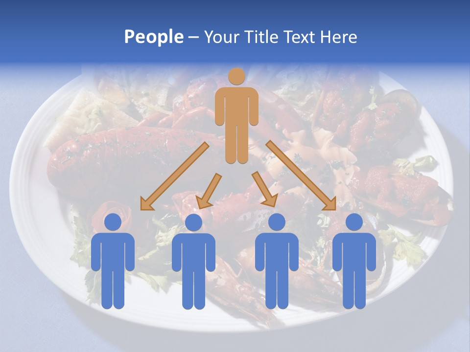 Tasty Dish From Sea Products PowerPoint Template