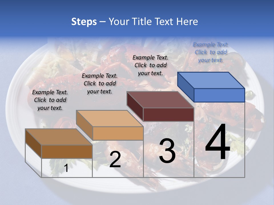 Tasty Dish From Sea Products PowerPoint Template