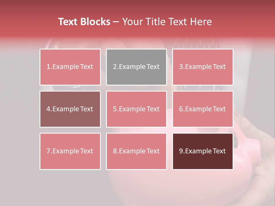 Businessman Putting Money Into A Pink Piggy Bank Wearing Business Attire PowerPoint Template