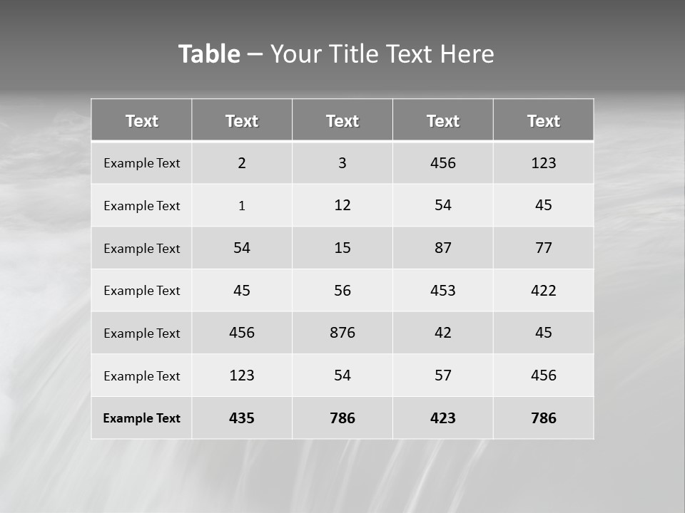 Long Exposure Of A Small Waterfall In Iceland PowerPoint Template