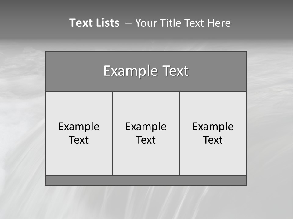 Long Exposure Of A Small Waterfall In Iceland PowerPoint Template