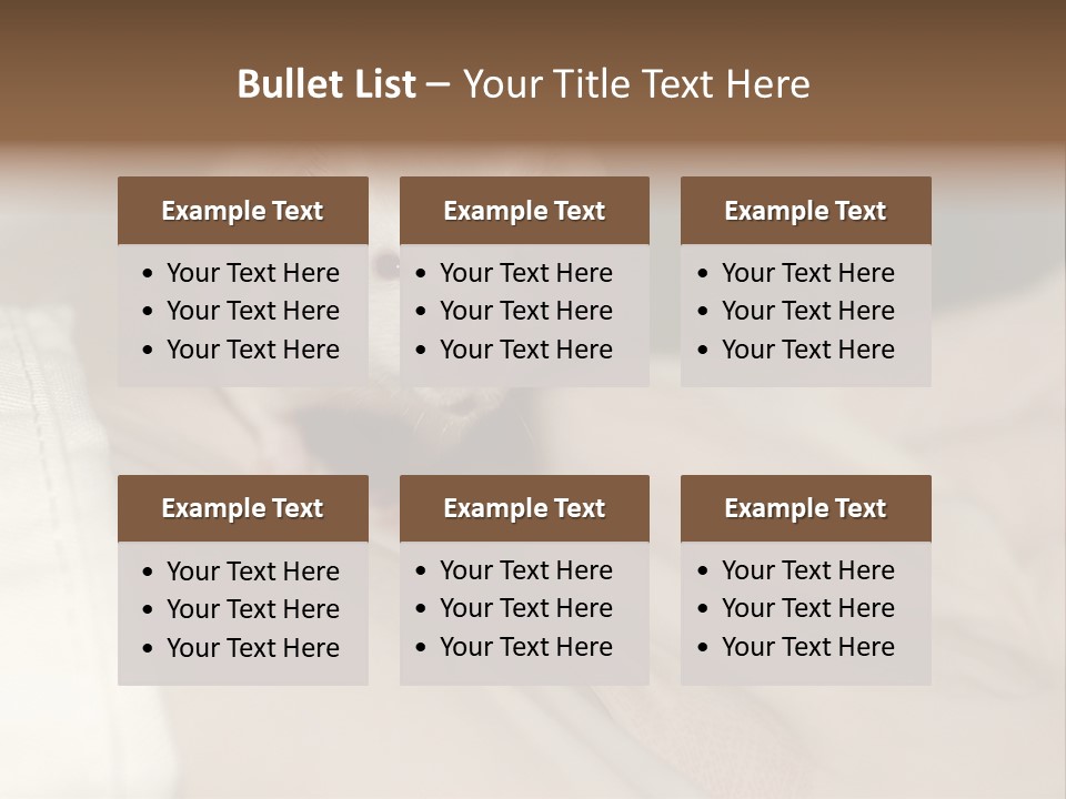 A White Rat Sitting On Top Of A Bed PowerPoint Template