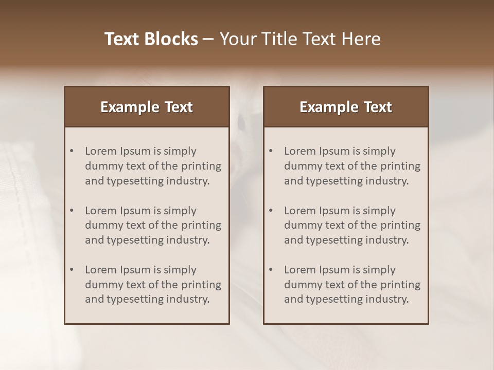 A White Rat Sitting On Top Of A Bed PowerPoint Template