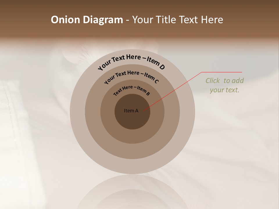 A White Rat Sitting On Top Of A Bed PowerPoint Template