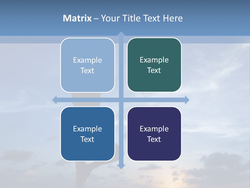 Catching The Yoga Balance PowerPoint Template