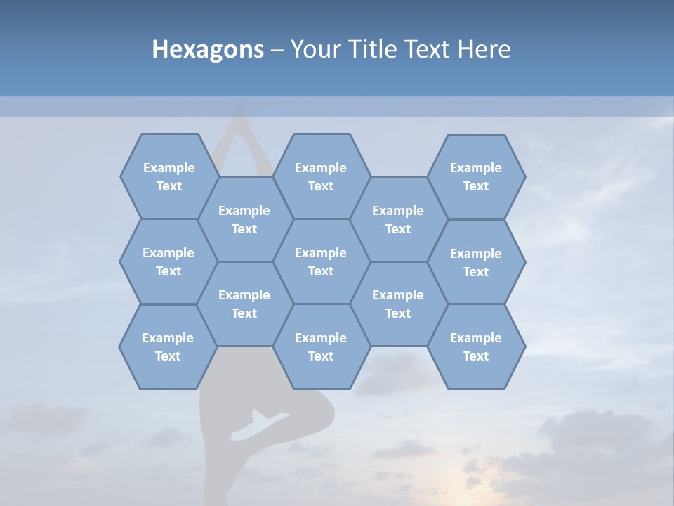 Catching The Yoga Balance PowerPoint Template