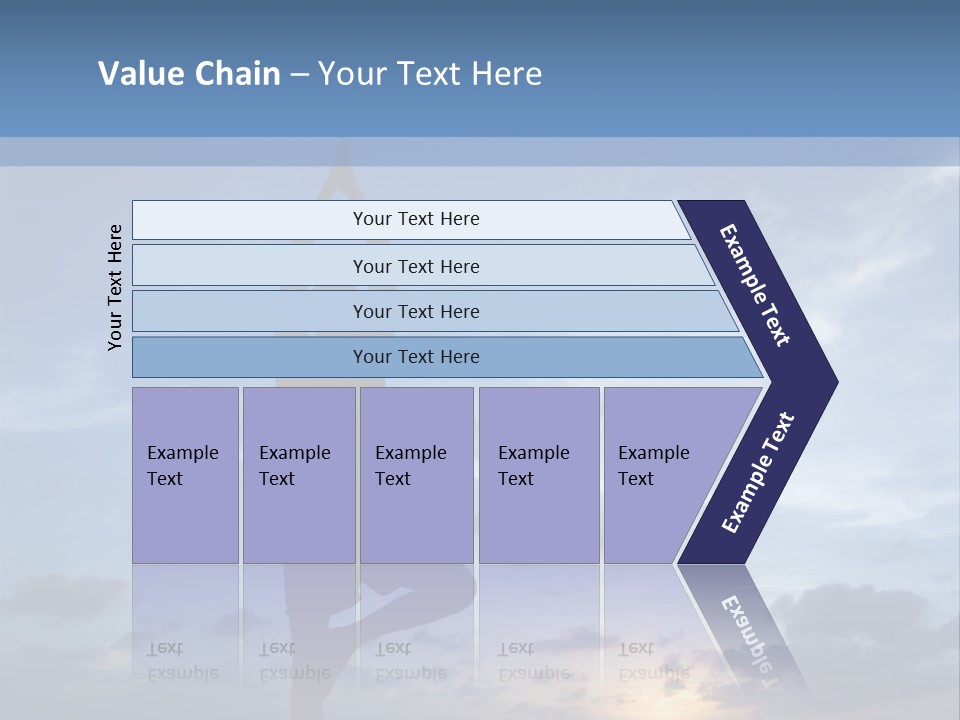Catching The Yoga Balance PowerPoint Template