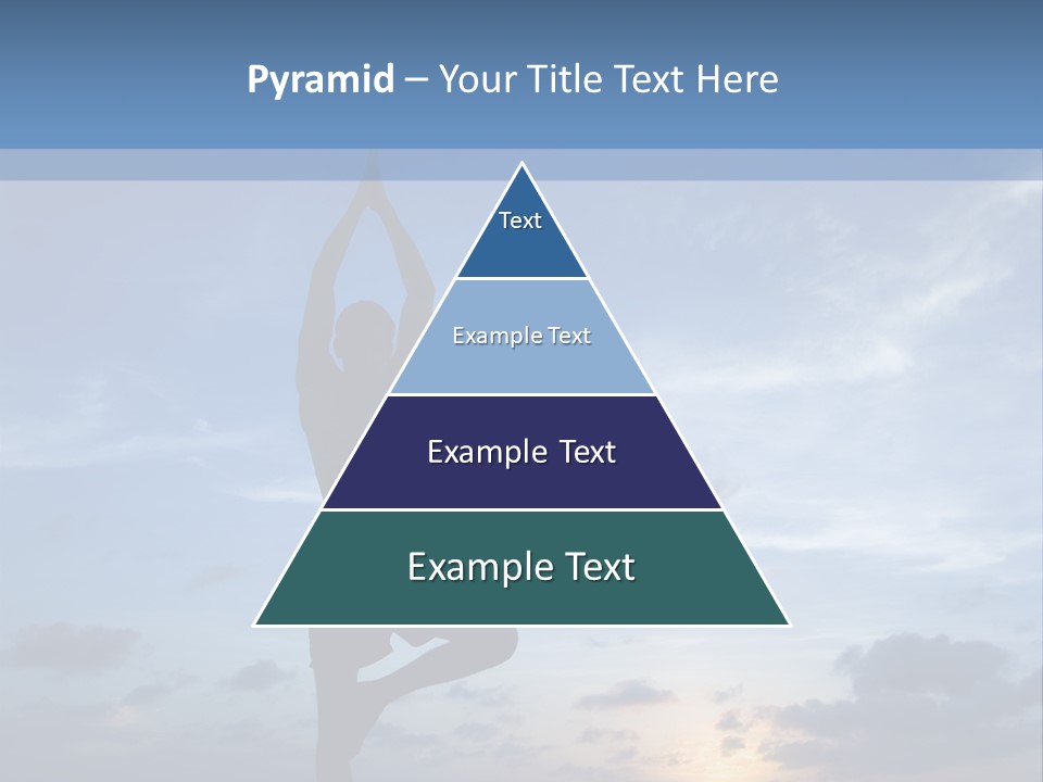Catching The Yoga Balance PowerPoint Template