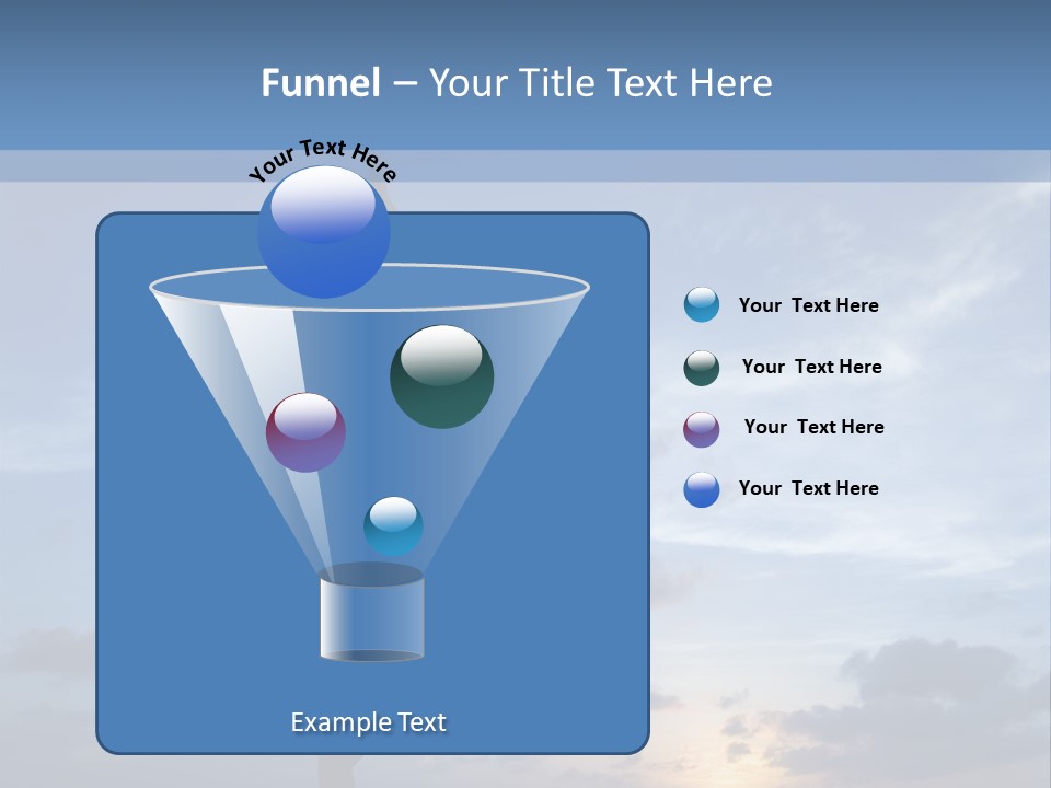 Catching The Yoga Balance PowerPoint Template