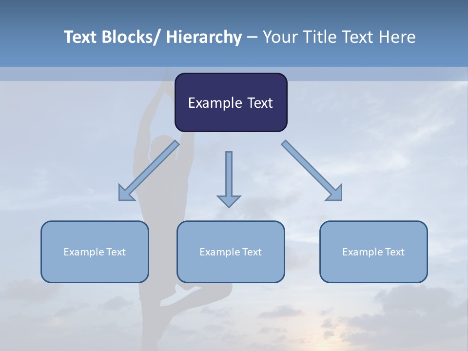 Catching The Yoga Balance PowerPoint Template