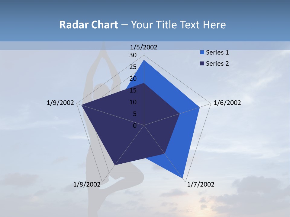 Catching The Yoga Balance PowerPoint Template