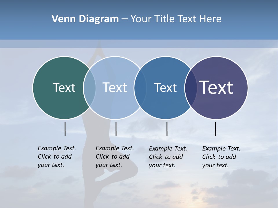 Catching The Yoga Balance PowerPoint Template
