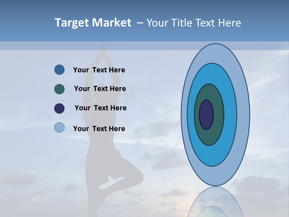 Catching The Yoga Balance PowerPoint Template