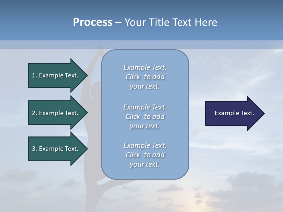 Catching The Yoga Balance PowerPoint Template