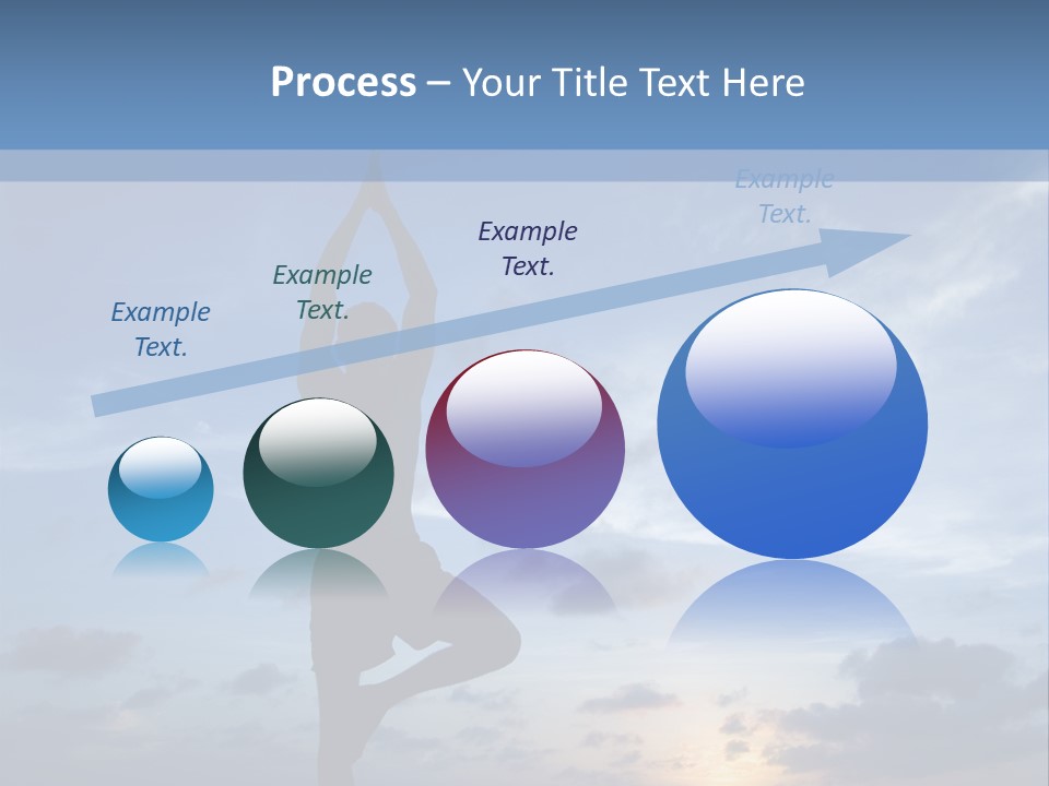 Catching The Yoga Balance PowerPoint Template