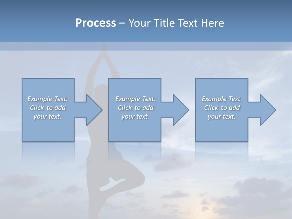 Catching The Yoga Balance PowerPoint Template