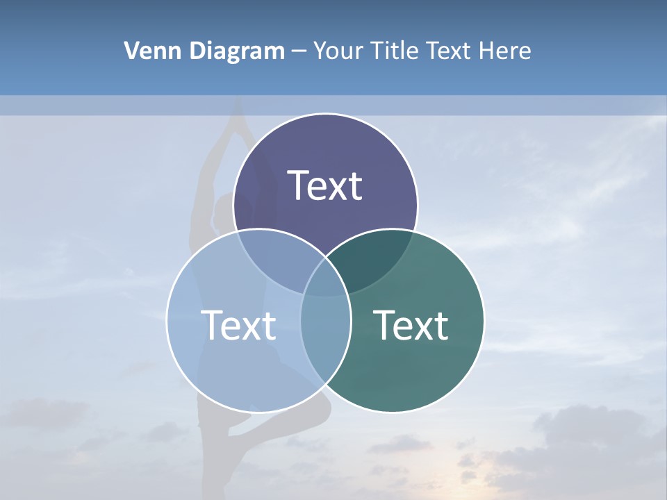 Catching The Yoga Balance PowerPoint Template