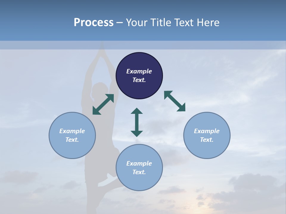 Catching The Yoga Balance PowerPoint Template
