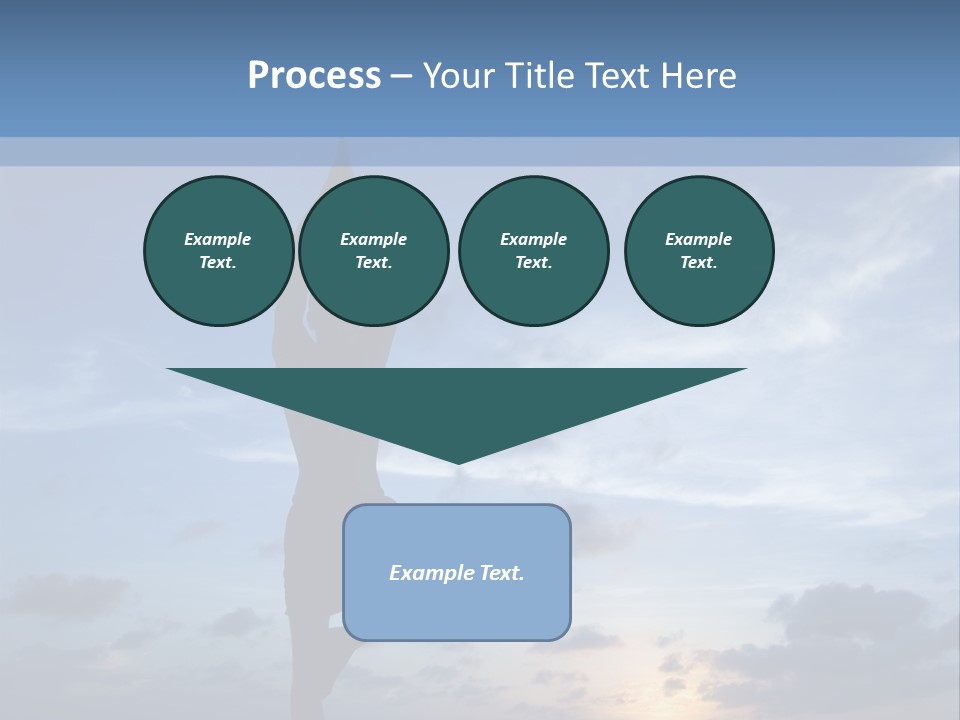 Catching The Yoga Balance PowerPoint Template