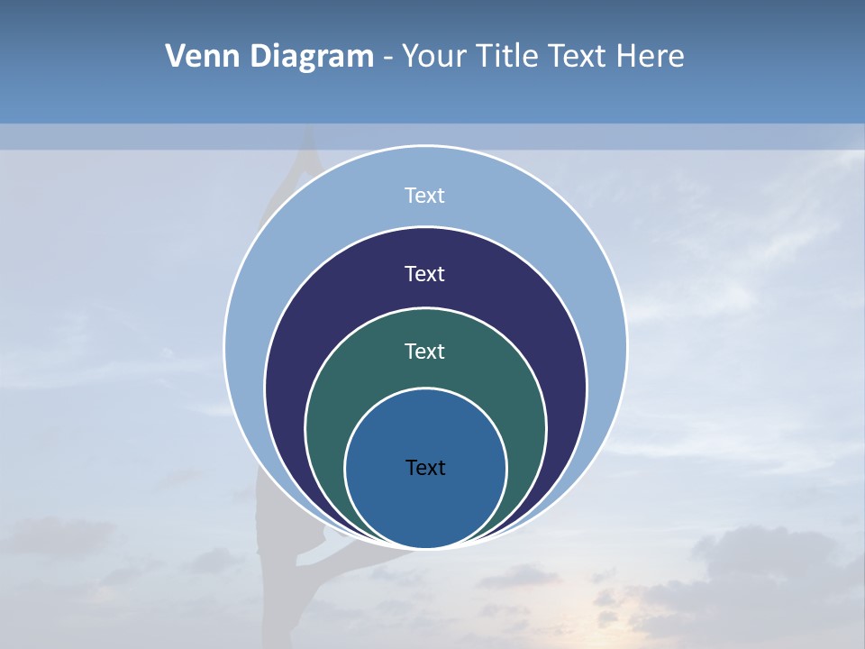 Catching The Yoga Balance PowerPoint Template