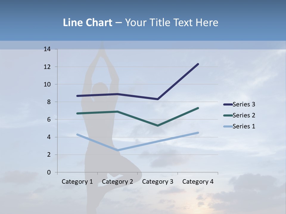 Catching The Yoga Balance PowerPoint Template