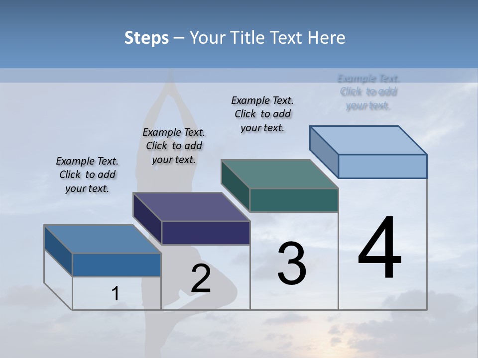 Catching The Yoga Balance PowerPoint Template
