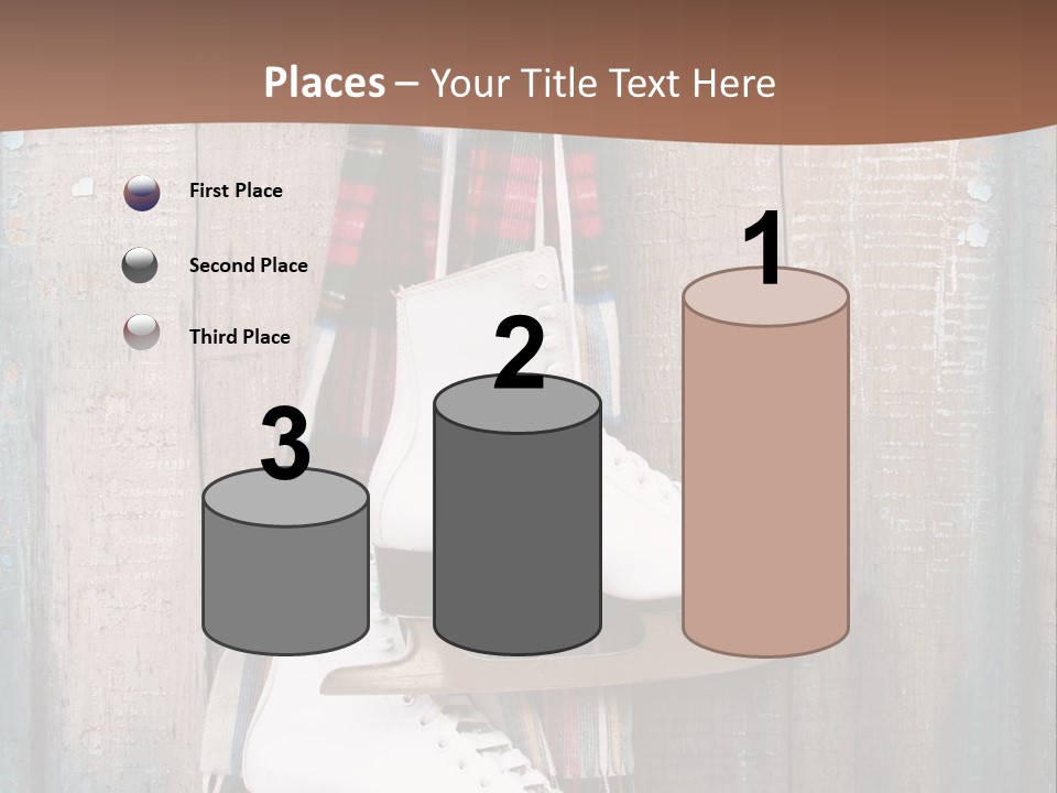 Ice Skates PowerPoint Template