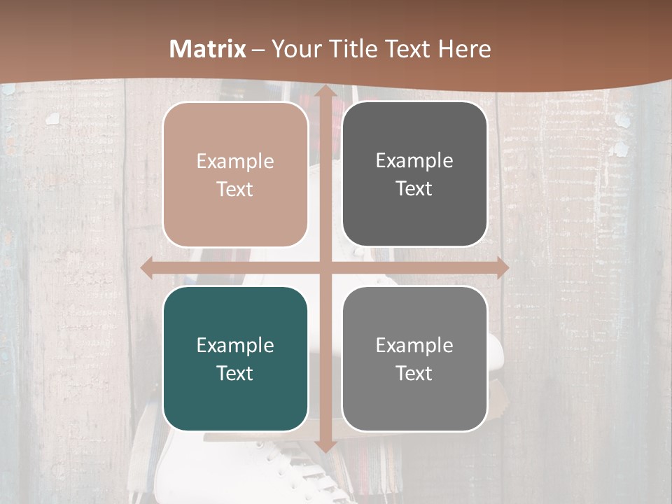 Ice Skates PowerPoint Template