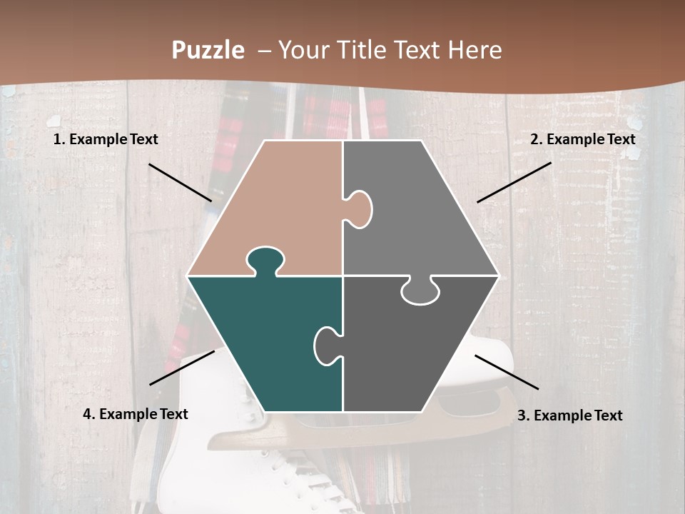 Ice Skates PowerPoint Template