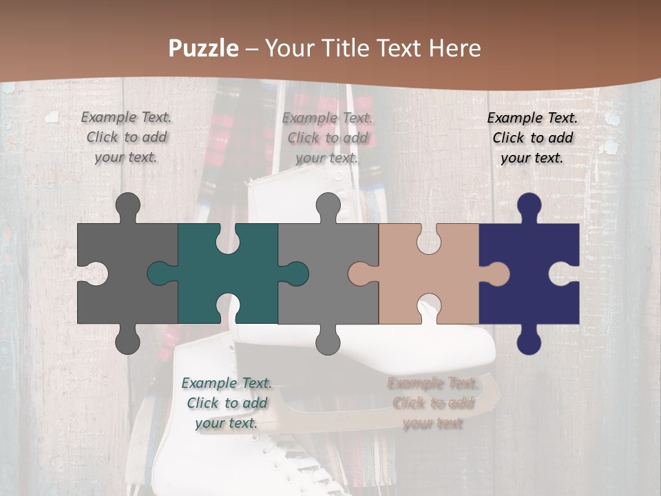 Ice Skates PowerPoint Template