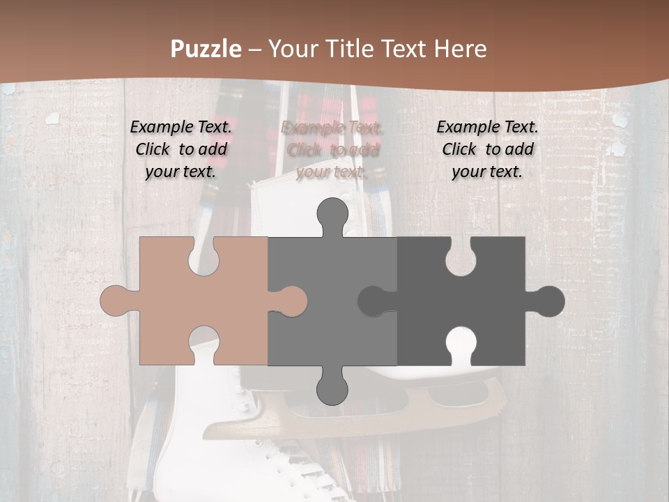 Ice Skates PowerPoint Template