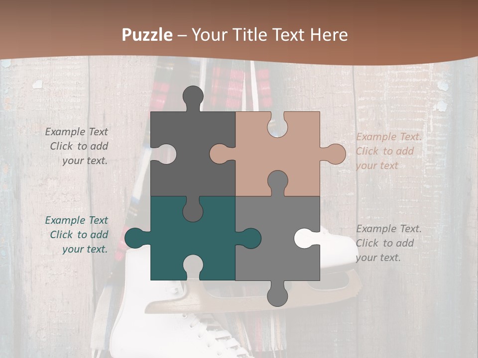Ice Skates PowerPoint Template