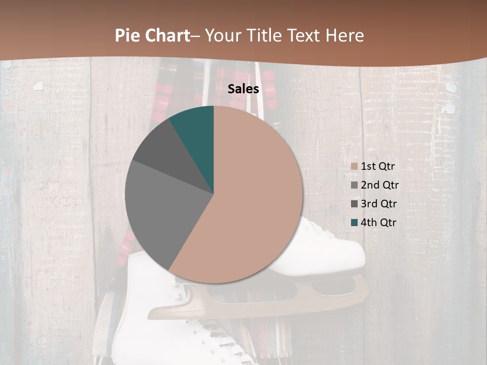 Ice Skates PowerPoint Template