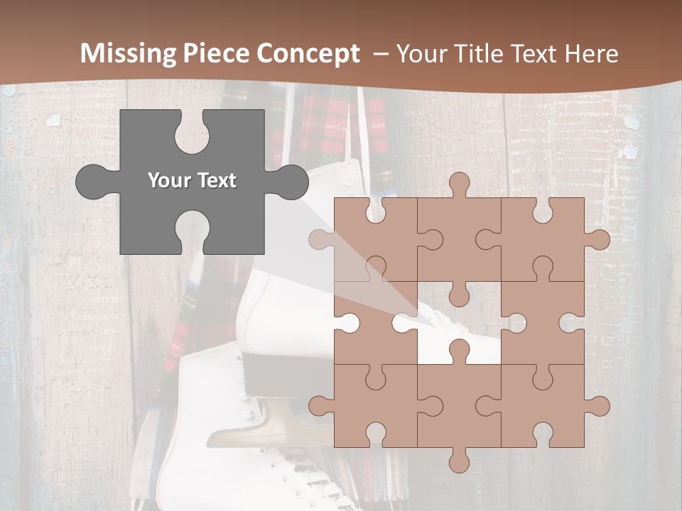 Ice Skates PowerPoint Template