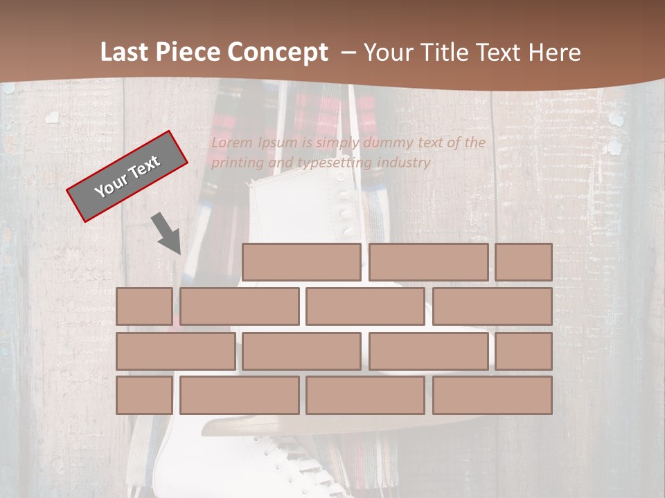 Ice Skates PowerPoint Template