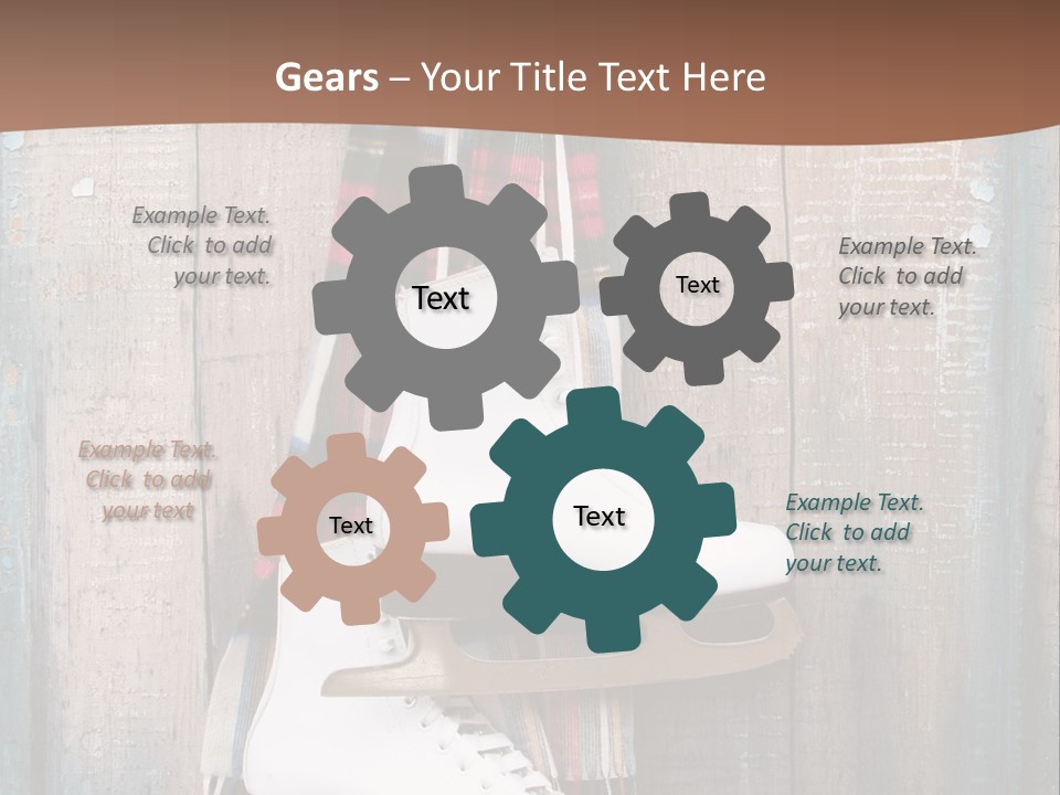 Ice Skates PowerPoint Template