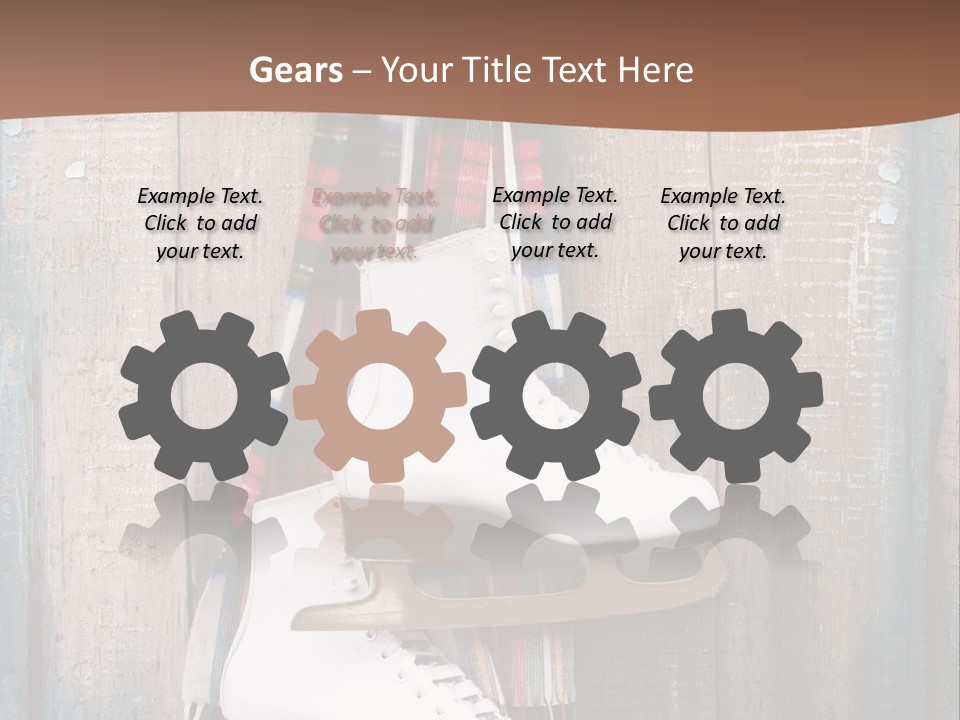 Ice Skates PowerPoint Template