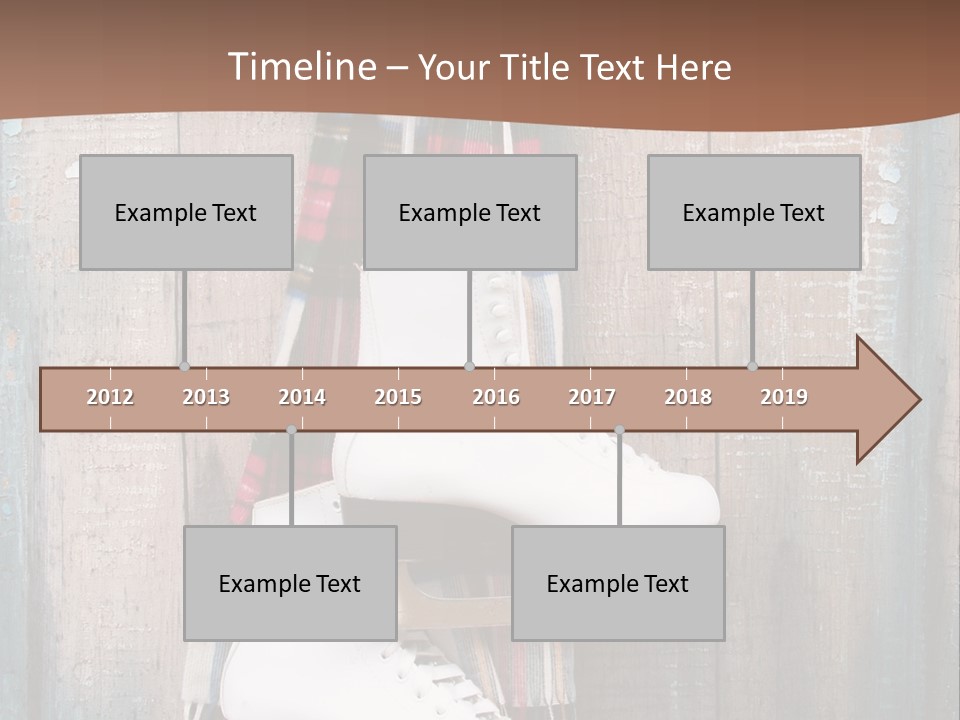 Ice Skates PowerPoint Template