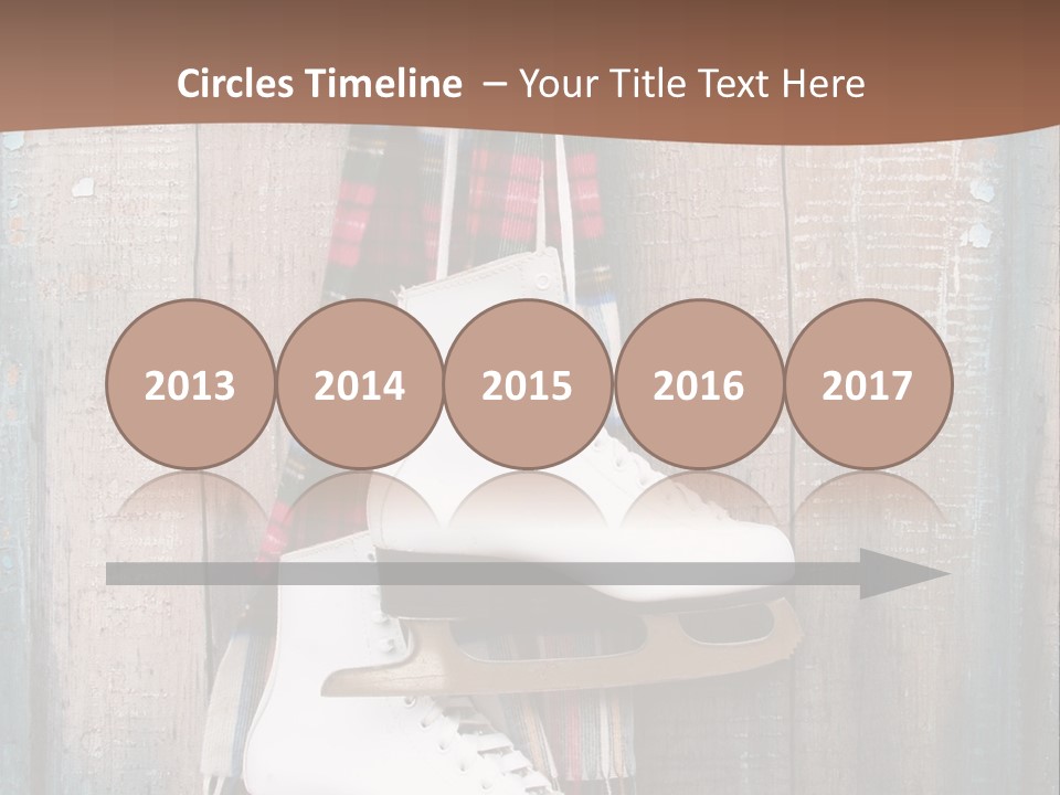 Ice Skates PowerPoint Template