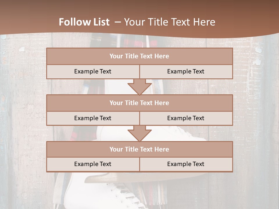 Ice Skates PowerPoint Template