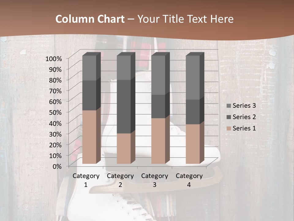 Ice Skates PowerPoint Template
