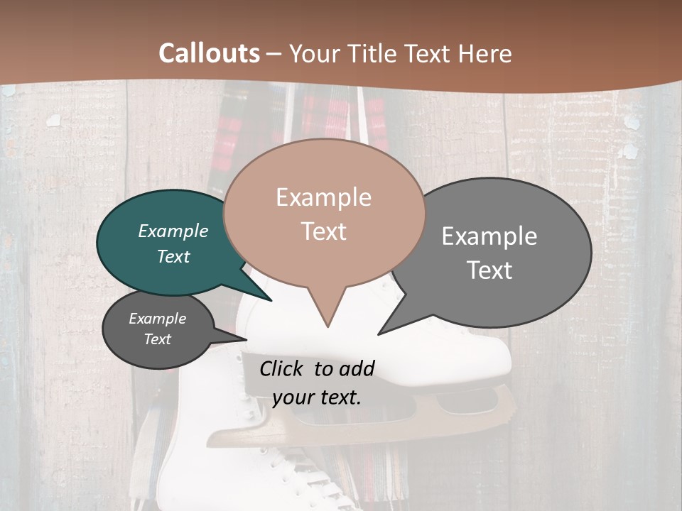 Ice Skates PowerPoint Template