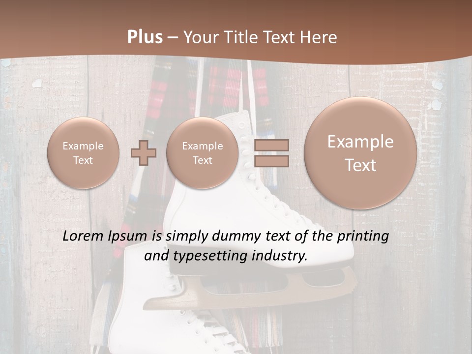 Ice Skates PowerPoint Template