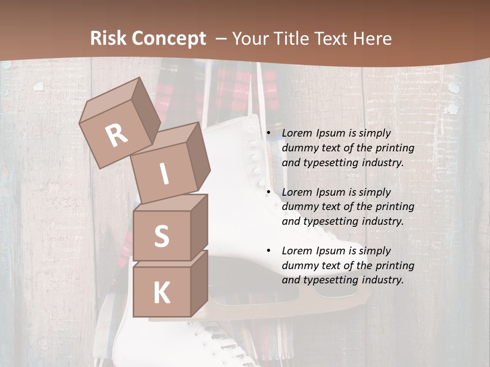 Ice Skates PowerPoint Template