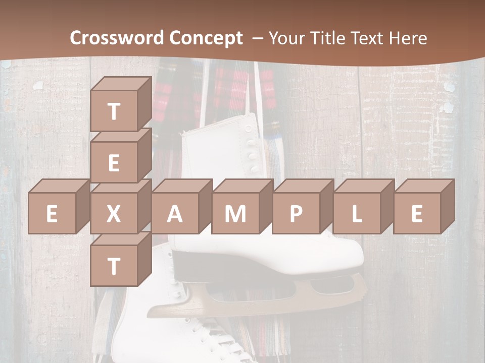 Ice Skates PowerPoint Template