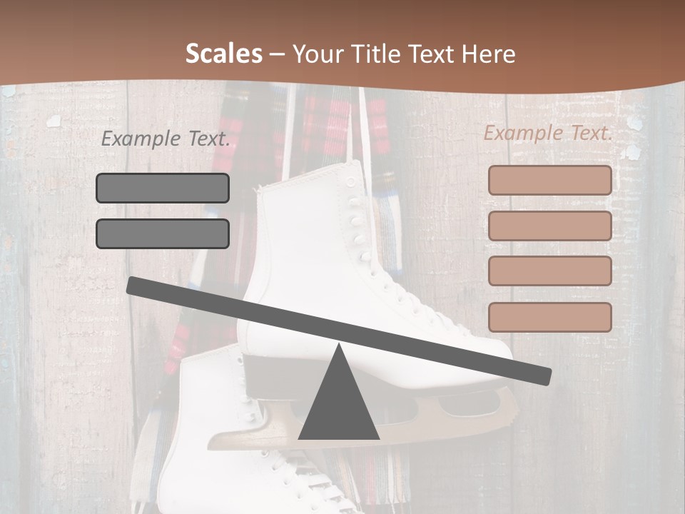 Ice Skates PowerPoint Template