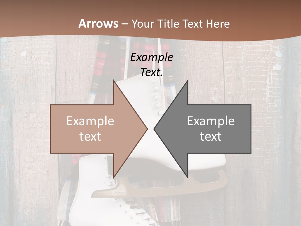 Ice Skates PowerPoint Template